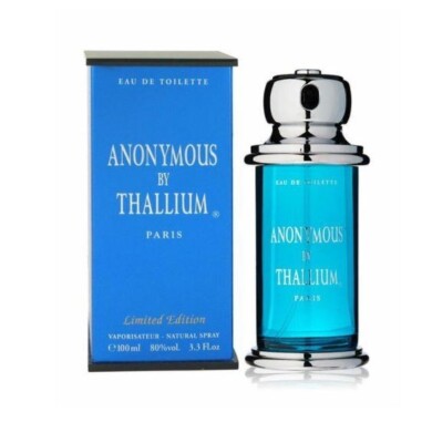 Thallium ANONYMOUS by Jacques Evard for Men Eau de Toilette Spray 3.3 oz