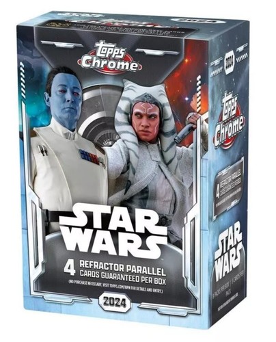 2024 TOPPS STAR WARS CHROME BLASTER BOX FACTORY SEALED MINT CONDITION