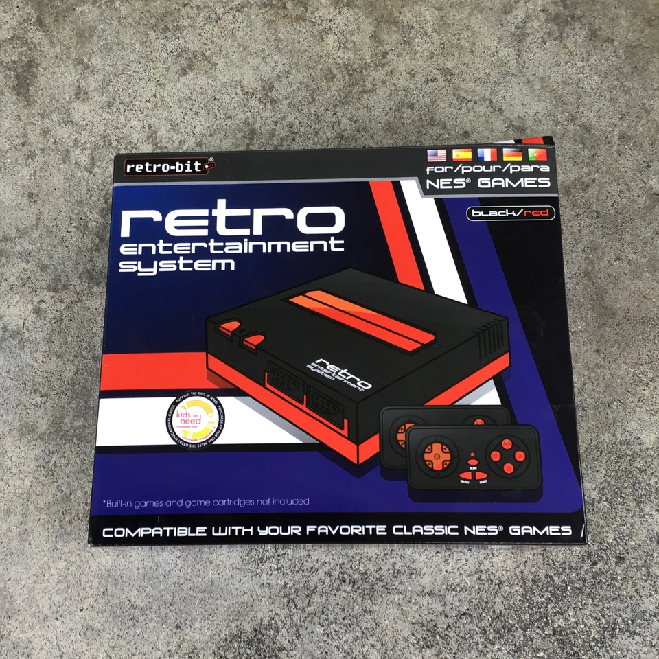 Retro-Bit Retro Nintendo Entertainment System For NES Games 2012 Black Red - Image 2 of 4