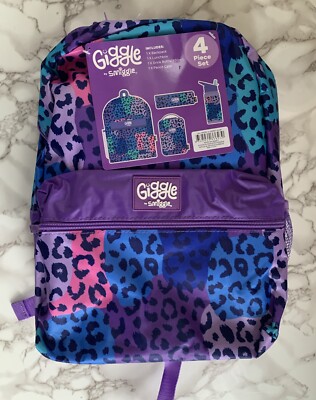 Giggle by Smiggle Rucksack Brotdose Trinkflasche Federmäppchen 4-teiliges Set   