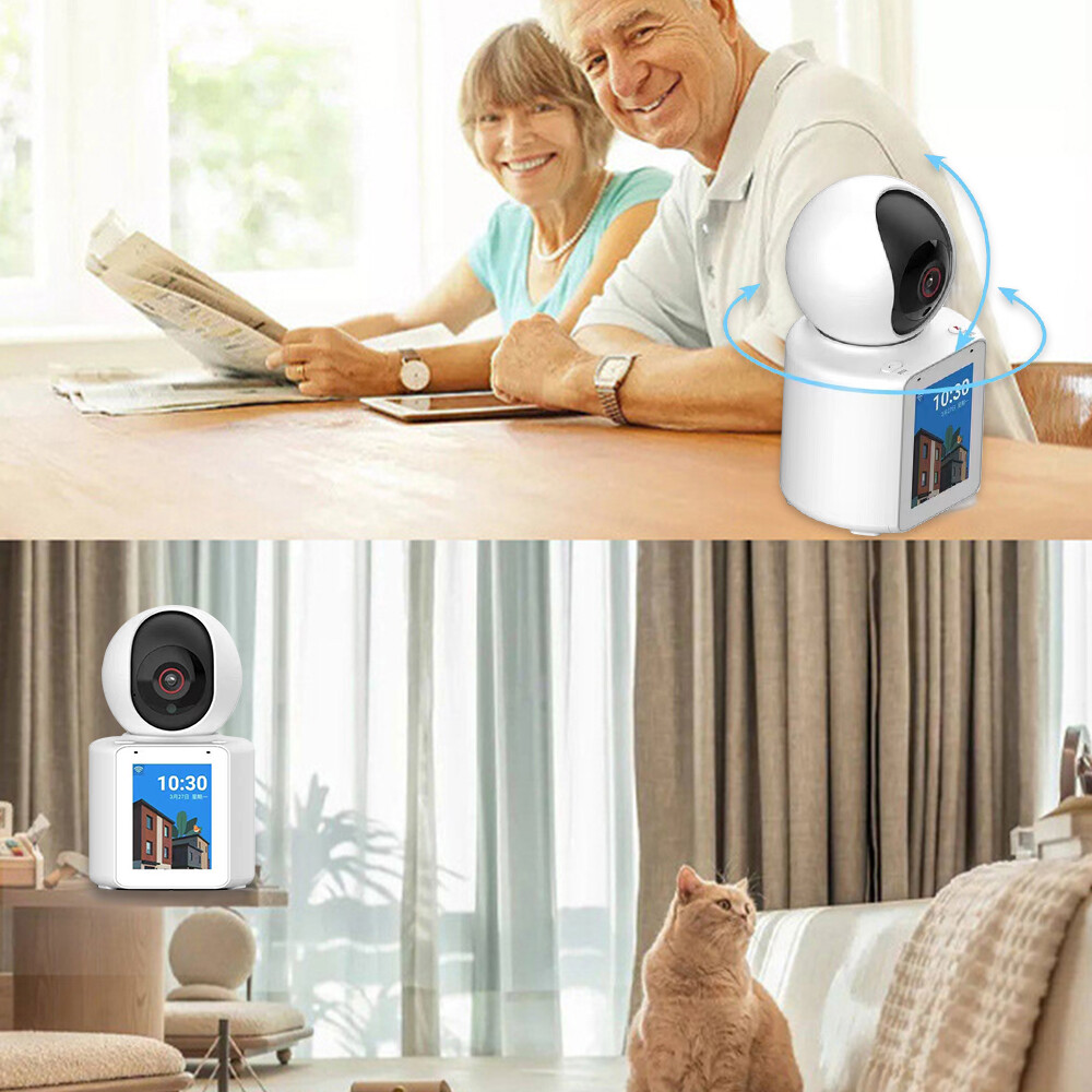 1080P WIFI Smart Home Security Camera Night Vision Children Monitor Voice Cam