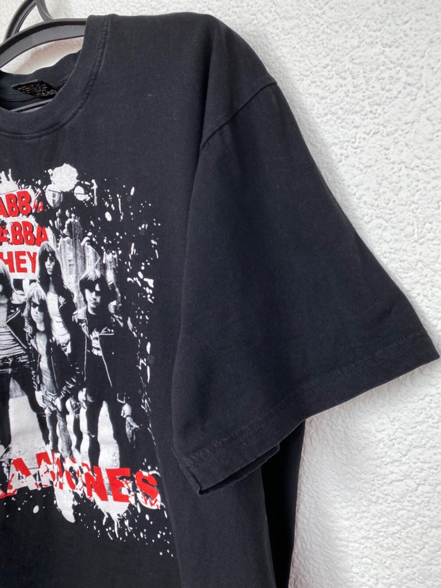 ラモーンズ　バンドTシャツ　GABBA GABBA HEY　ロック RAMONES GABBA GABBA HEY Punk Rock Band REO Rock of the T