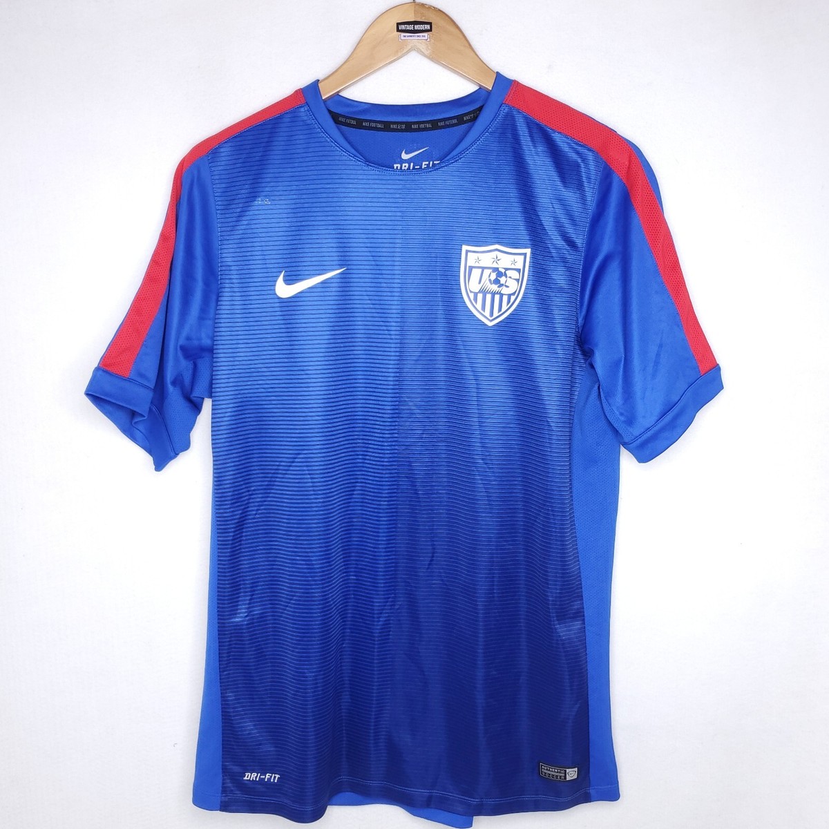 Nike Dri-Fit USA US National Team White Blue 201? World Cup Soccer