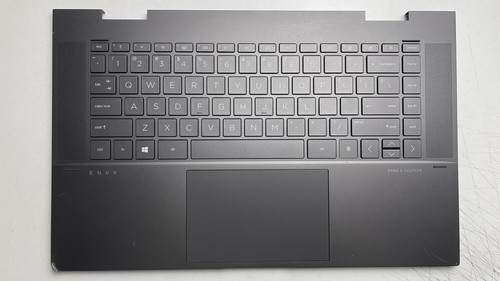 HP ENVY x360 15m-eu 15.6" Palmrest Touchpad W/ US Keyboard M45489-001 #ca968