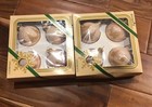 2 Boxes Pyramid Satin Sheen Victoria Christmas Ornaments  Glitter Vintage Glass — photo 8
