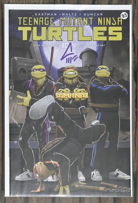 Teenage Mutant Ninja Turtles #1 HipHop Homage Signed Javan Jordan NYCC Eclusive 