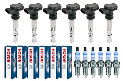 6x ESEN SKV Zündspule +6x BOSCH Zündkerze Doppel Iridium für Nissan 350 Z Z33