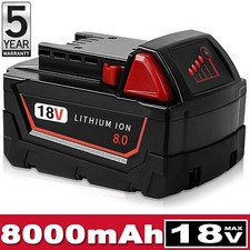 For Milwaukee For M18 Lithium-ion 8.0AH Extended Capacity Battery 48-11-1860