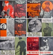 CONVICTS 4 Italian fotobusta movie posters x6 SAMMY DAVIS JR ROD STEIGER R1968