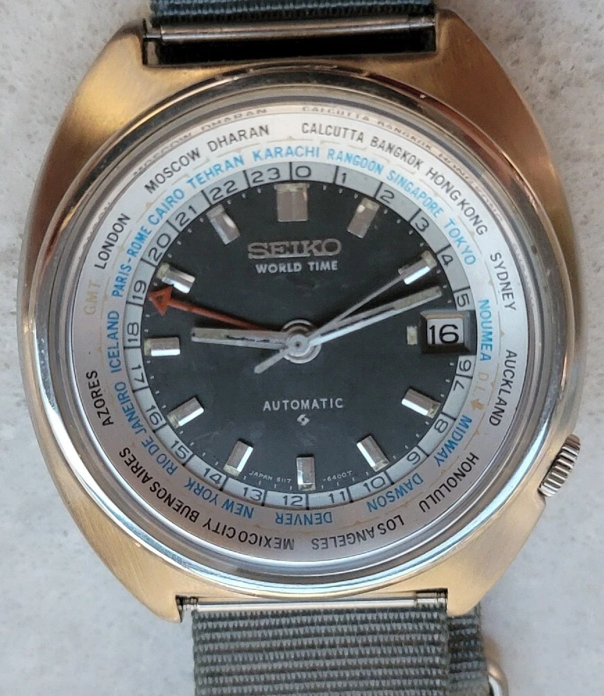 Seiko gmt online world time