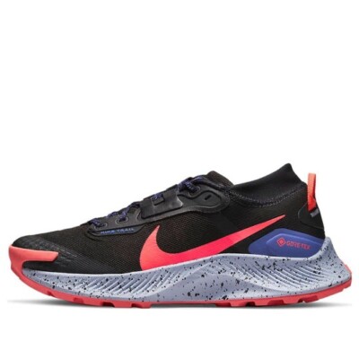 NIKE PEGASUS TRAIL 3 GTX BLACK CRIMSON HIKING RUNNING SHOES WOMENS US9.5 GORTEX