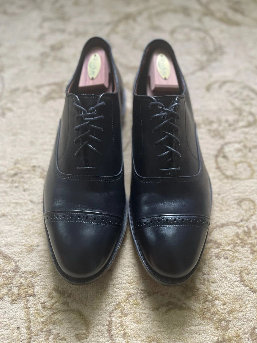 ALLEN EDMONDS “FIFTH AVENUE “'BLACK CAP TOE Size 10 EEE | eBay