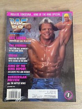 WWF Magazine September 1993 Wrestling Lex Luger Summerslam Hulk Hogan Calendar