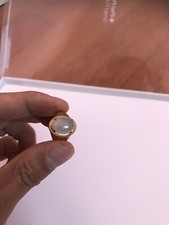 Very Good Sample To Learn Natural Jadeite Grade A , Ring String Silver