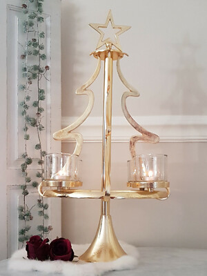 COR MULDER hängender Adventskranz Weihnachtsbaum Weihnachtskranz rund gold 72 cm