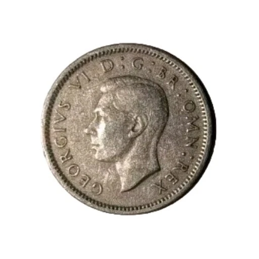 Genuine Extremely rare 1948 six pence - Image 2 of 4