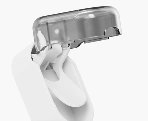 Soporte para cepillo de dientes para colgador de pared de baño 4 piezas con cubierta a prueba de polvo - Imagen 6 de 9