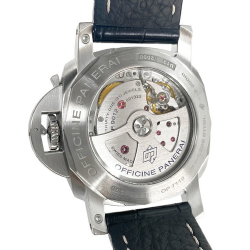 PANERAI Lumineux 1950 3DAYS Gmt PAM01321 Homme Montre De Japon G1030 - Photo 10 sur 10