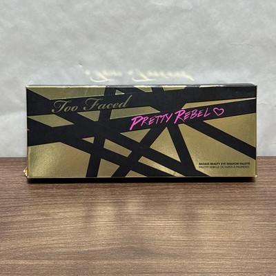 Too Faced Pretty Rebel 10 Color Eyeshadow Palette Limited Edition As Is RARE