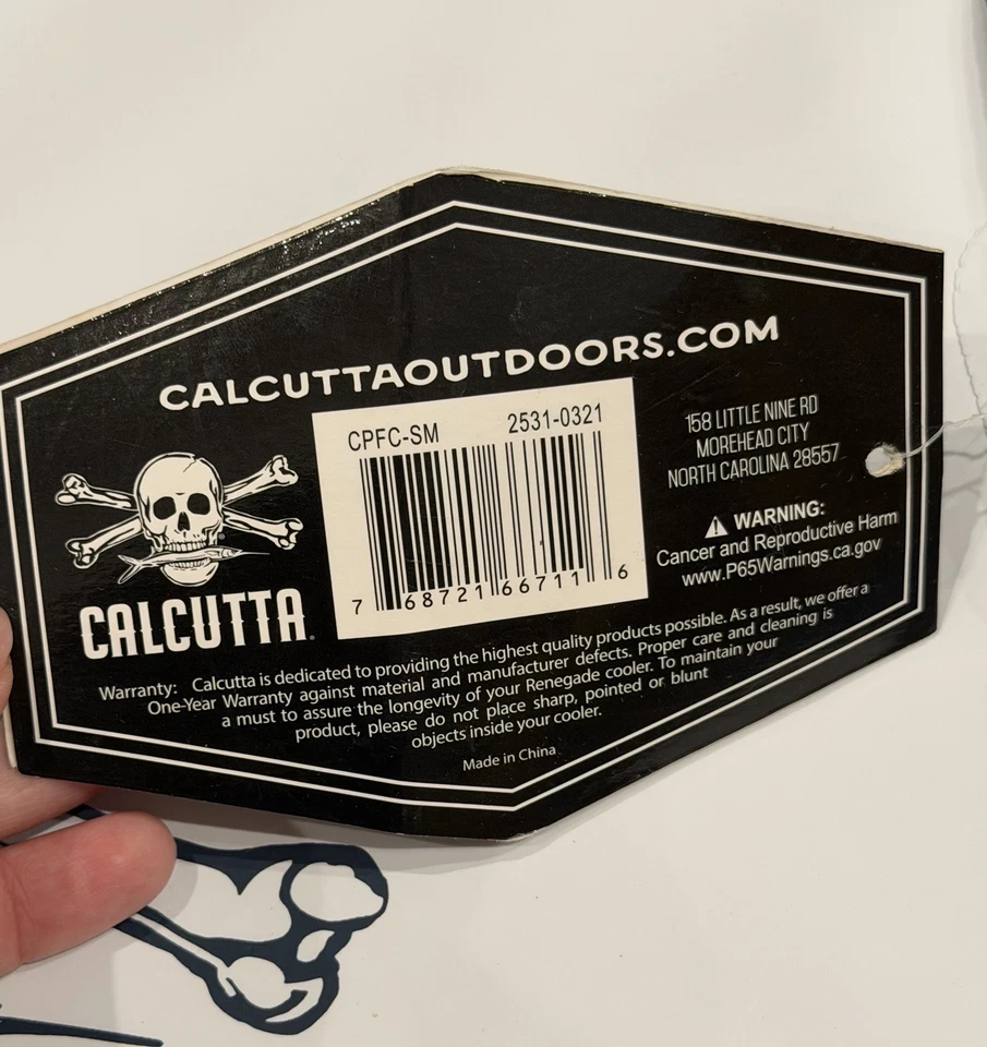 BOLSA DE PESCADO AISLADA CALCUTA ENFRIADOR 40" X 16" CORREAS REGLA Y CREMALLERA Foto 4 de 4