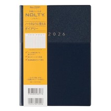 NOLTY Planner 2026 B6 Weekly Ecrit B6 Memo Navy 