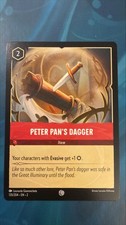 Peter Pan's Dagger 135/204 Common Rise of the Floodborn Lorcana Near Mint