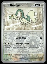 1994 pokemon cards value Drampa GX 160/145 Hyper Rare Guardians Rising Pokemon Card Near Mint main image 1