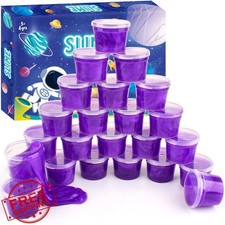 WUJYLY Galaxy Slime Purple 24 Pack