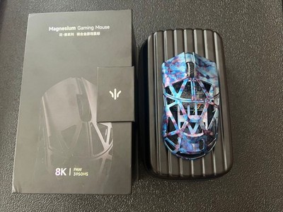 WLmouse Beast X Pro Tempered Edition Gaming Mouse Wireless Used Tested