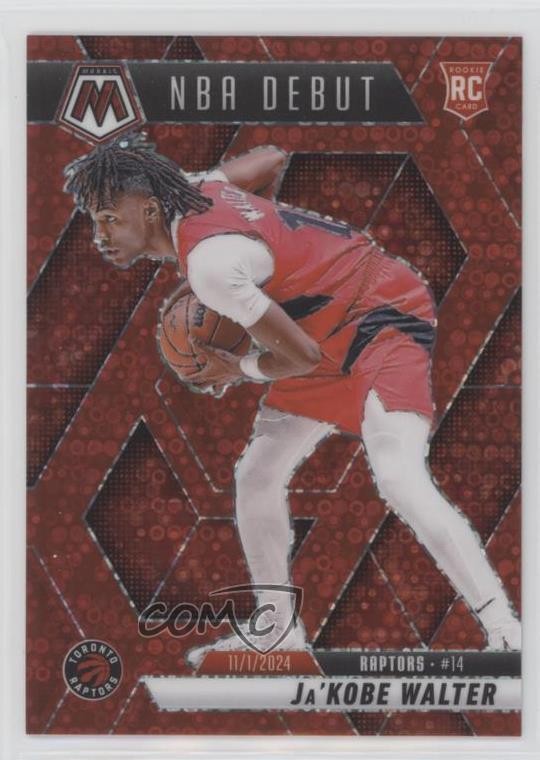 2024 Panini Mosaic NBA Debut Fast Break Red Prizm /99 Ja'Kobe Walter #253 1hr4