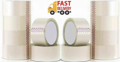 Clear Parcel Tape strong Packing Cellotape Packaging 48mm x 66m
