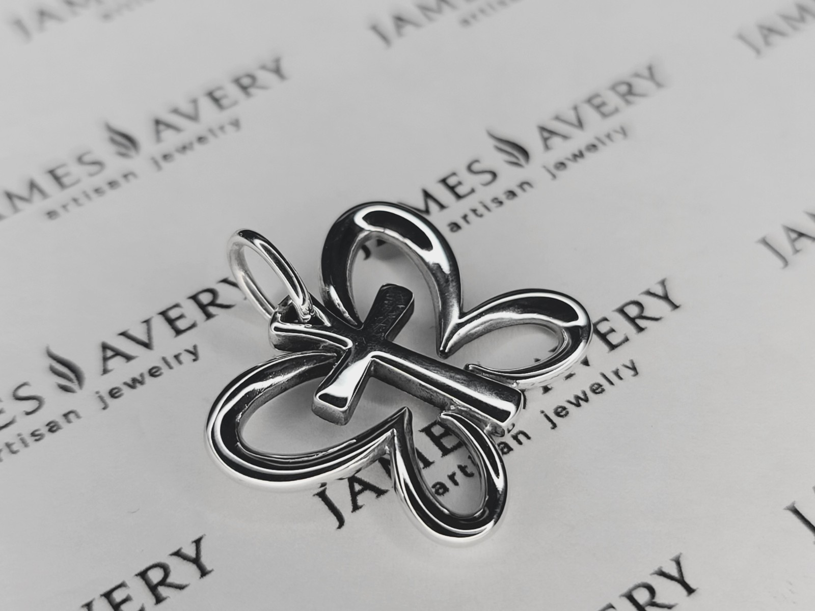 Authentic James Avery Resurrection Butterfly Cros… - image 6
