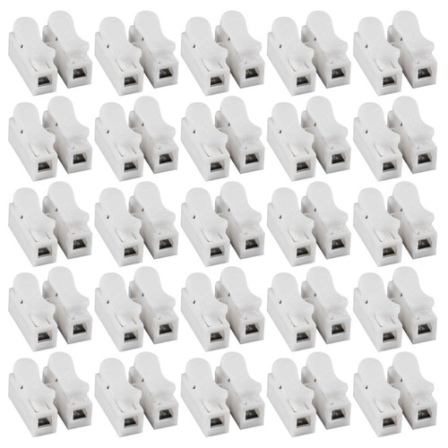 25 Pcs Wire Connector Quick-connect Terminal Blocks Plug-in Connectors Push-in - 第 1/12 張圖片