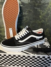 VANS Skate Old Skool Skateboard-Schuhe Canvas Schwarz/Weiß EU 43