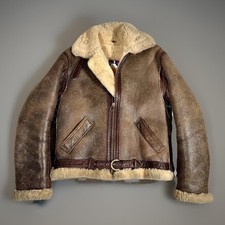 Schott B3 Bomberjacke 259s Lederjacke Lammfelljacke Shearling Fliegerjacke 42