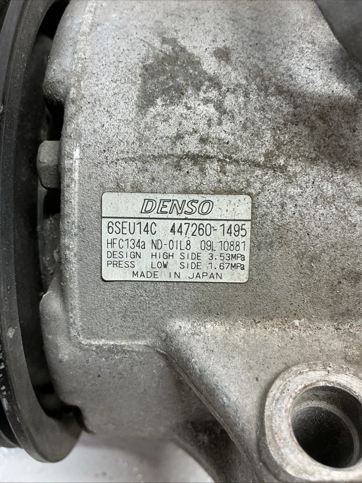 12-14 Audi A6 AC Compressor 447260-1495 - Image 2 of 4