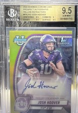 2024 Bowman U Chrome Josh Hoover Prospect 1st RC Auto True Yellow Refractor /75