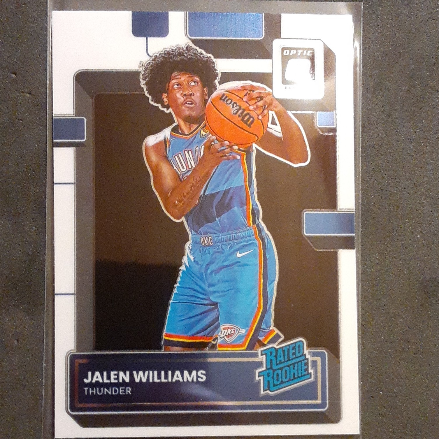 Panini 2022-23 Donruss Optic Rated Rookie Jalen Williams #235 Thunder Card