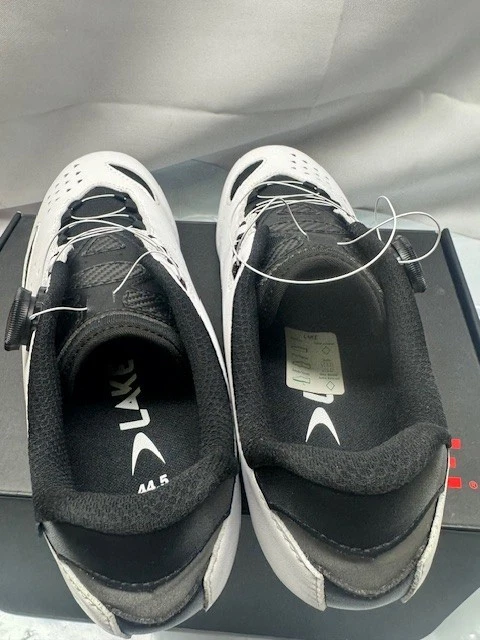 Zapato de fibra de carbono Lake CX219-X - blanco negro - talla 11,5 * nuevo - sin etiquetas Foto 3 de 4