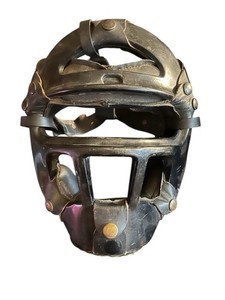 Masque Arbitre Baseball Vintage Wilson 880B - Métal Et Cuir Années 1950