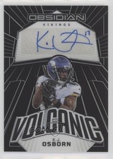 2023 Panini Obsidian Volcanic Signatures 28/199 KJ Osborn #VS-KOS Auto 5ov