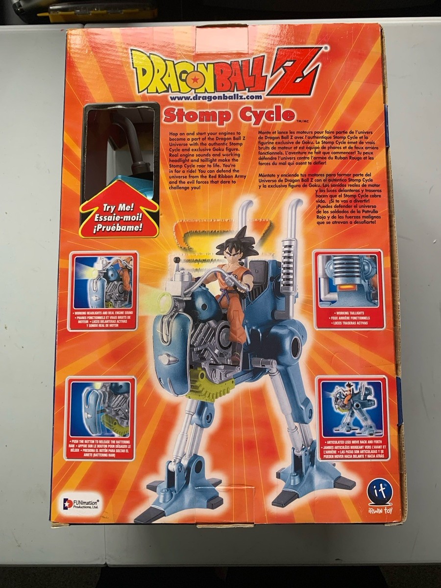△ドラゴンボール　STOMP CYCLE 孫悟空＆メカ　フィギュア Dragon Ball Z STOMP CYCLE w/ GOKU figure NEW DBZ Irwin Toy