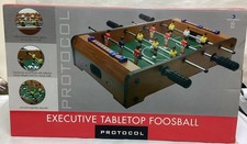 Mini Foosball Table Wooden Soccer Game Tabletop Indoor Table Soccer Set