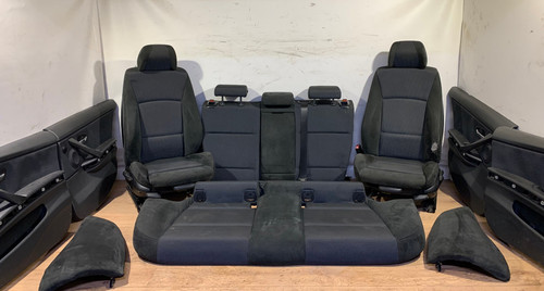 BMW E91 Touring Alcantara Innenausstattung Sitze Wildleder Leder Stoff M Paket