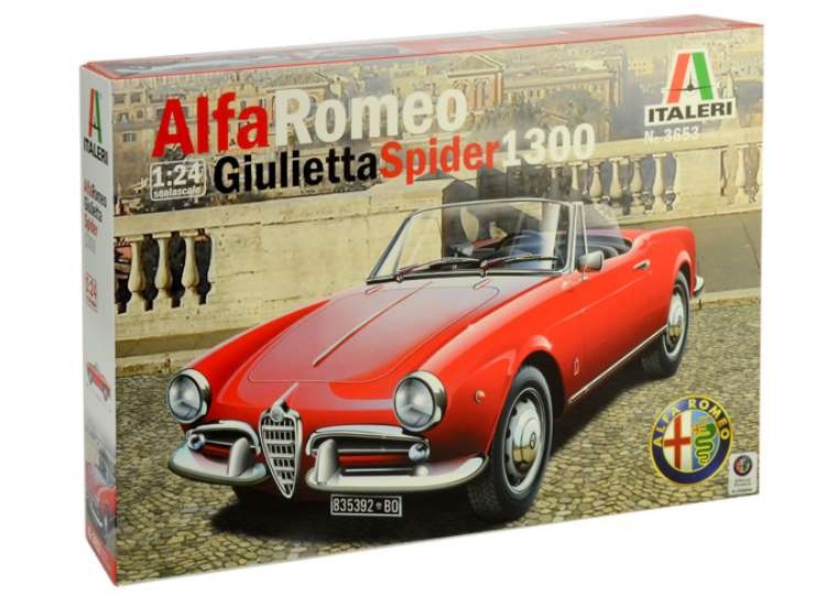 Italeri IT3653 1/24 - Alfa Romeo Giulietta Spider 1300