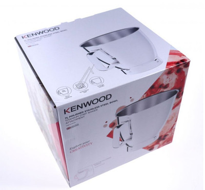 Kenwood KAB70.000SS Titanium Chef Baker XL Edelstahl Schüssel mit Griff 7L