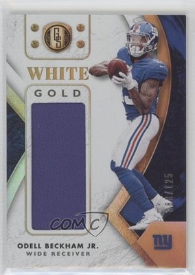 2018 Panini Gold Standard White Gold 88/125 Odell Beckham Jr #WG-2 8d4