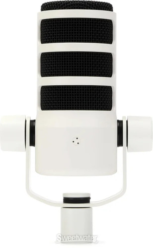 Rode PodMic Cardioid Dynamic Broadcast Microphone - White