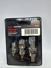 Sears Craftsman G Series Universal Joint Set 4250 1/4” 3/8” 1/2” Vintage Made US