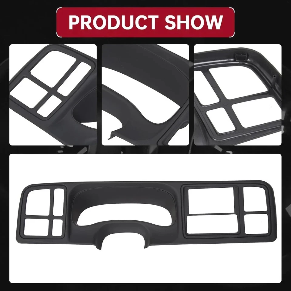 Kit de tablero de camión Doble Din compatible con camionetas GM de tamaño completo 1999-2002 SUV'S Si Foto 3 de 4